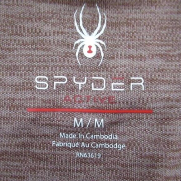 NWT Spyder Women's Size M Activewear Long Sleeve Shirt, Rose Red - Picture 5 of 6